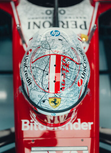Ferrari Charles Leclerc 1:1 Special Edition Helmet for the 2026 Austin Grand Prix Multicolor LO0R3059EXT0001f
