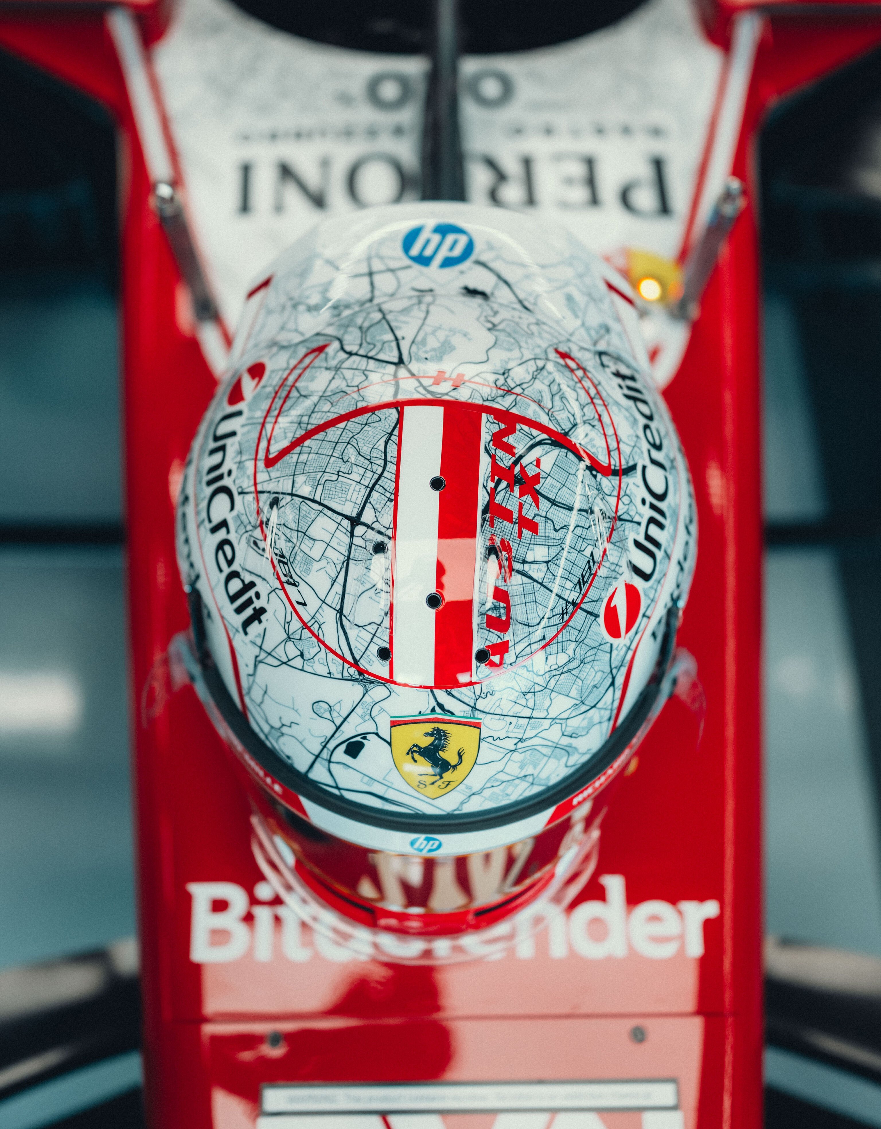 Ferrari Charles Leclerc 1:1 Special Edition Helmet for the 2026 Austin Grand Prix Multicolor LO0R3059EXT0001f