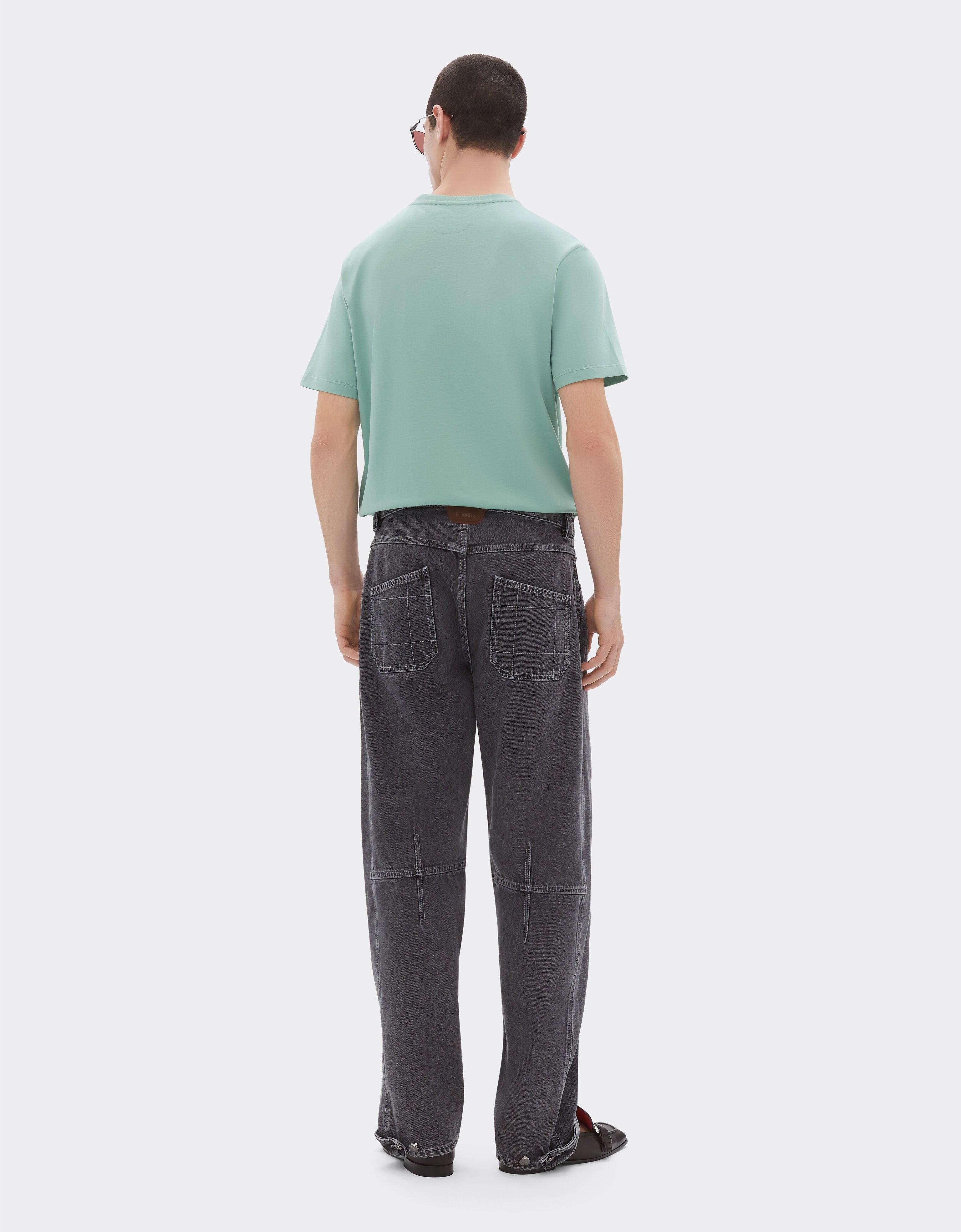 Ferrari Camiseta de algodón con logotipo Ferrari Mahogany 51037f