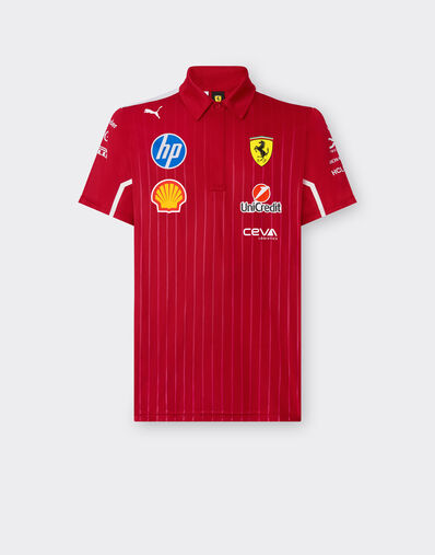 Ferrari Puma for Scuderia Ferrari HP 2025 Team Pro polo shirt Racing red LA01Rf