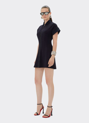 Ferrari Poloshirt-Kleid aus Jersey mit Milano-Naht Navy 21806f