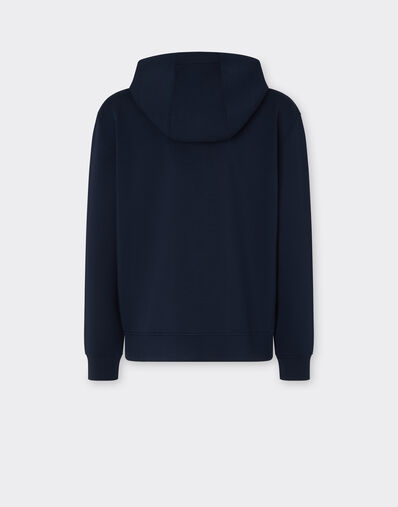 Ferrari Hooded sweatshirt in scuba Navy 51158f