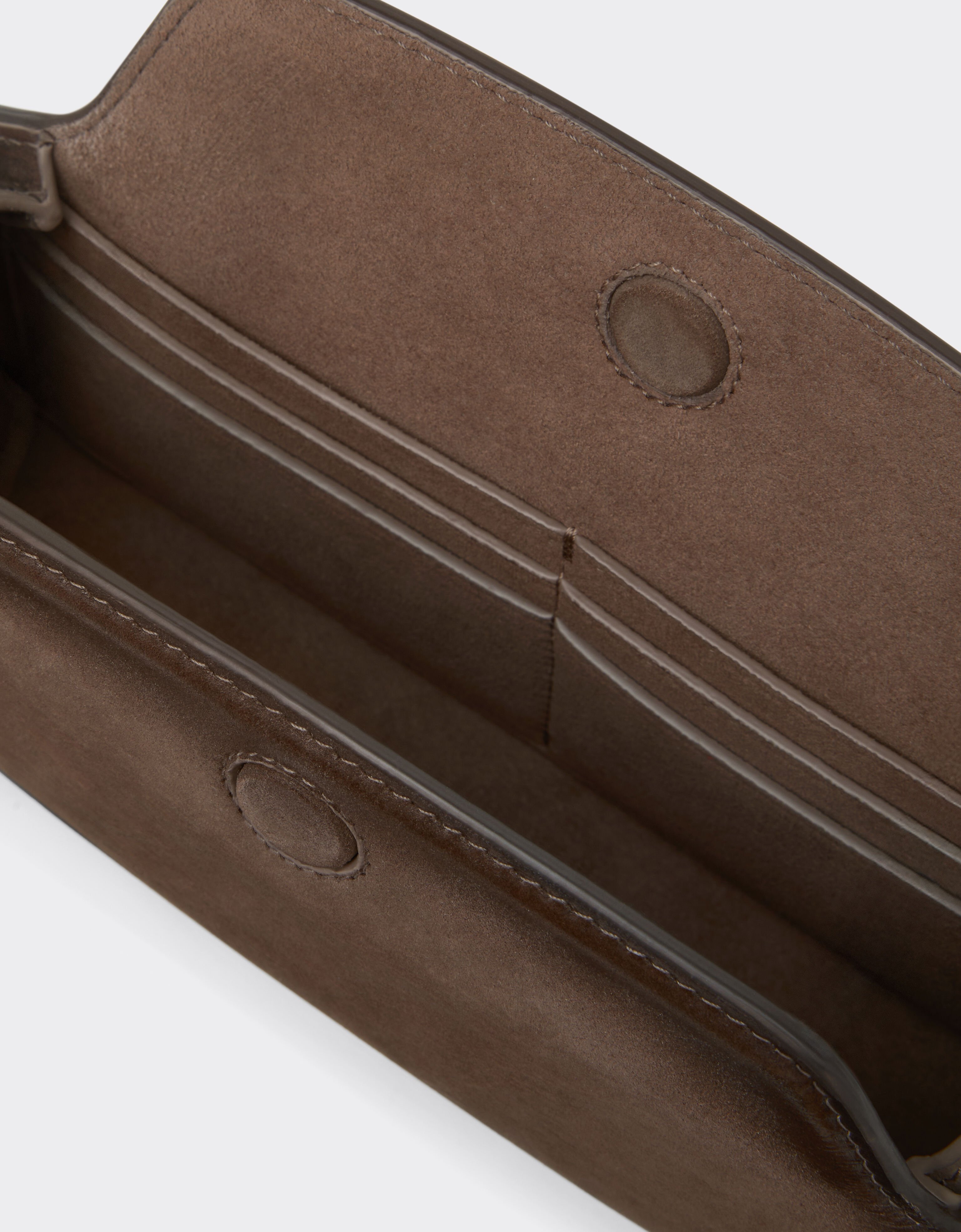 Ferrari Dino wallet in shaded nubuck with shoulder strap Ferrari Ferrari Dino wallet in shaded nubuck with shoulder strap Clay 50396f