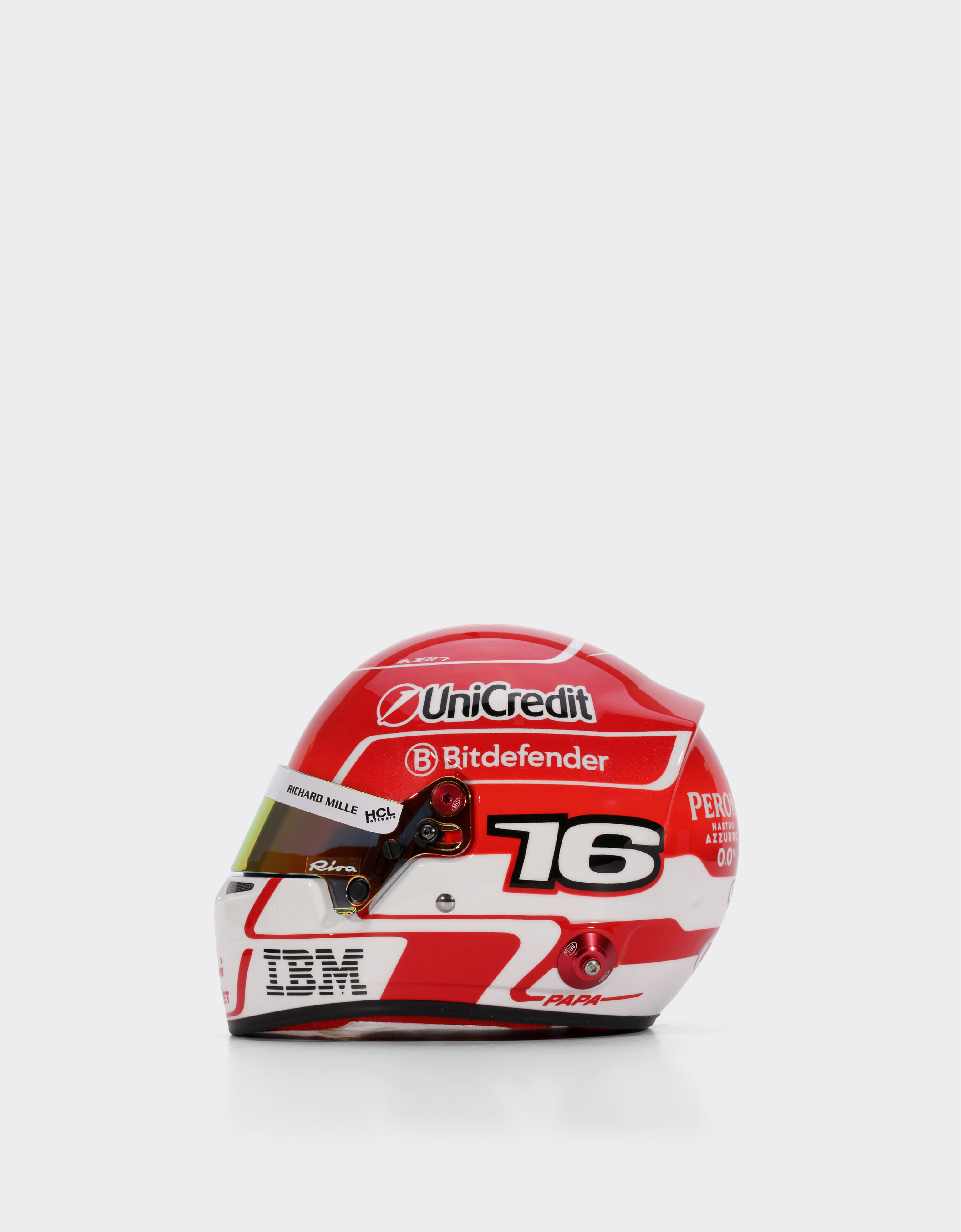 Ferrari 2025 Charles Leclerc mini helmet in 1:2 scale MULTICOLOUR LA07Of