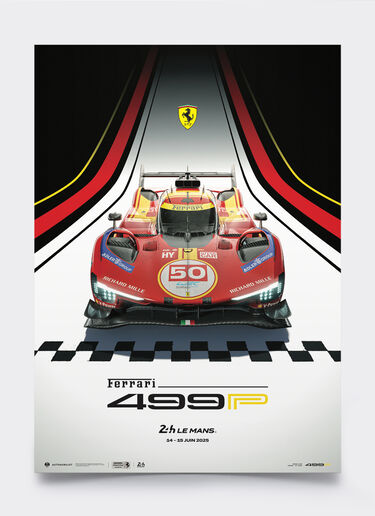 Ferrari Póster oficial del Ferrari SF-25 Giallo LE0P0147EXT0001f