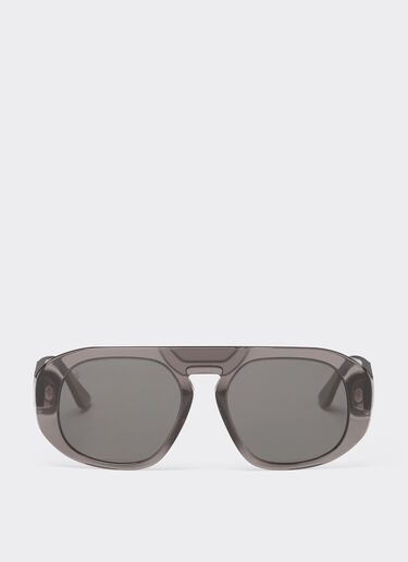 Ferrari Ferrari sunglasses in black acetate with polarised black lenses Black LA02Qf