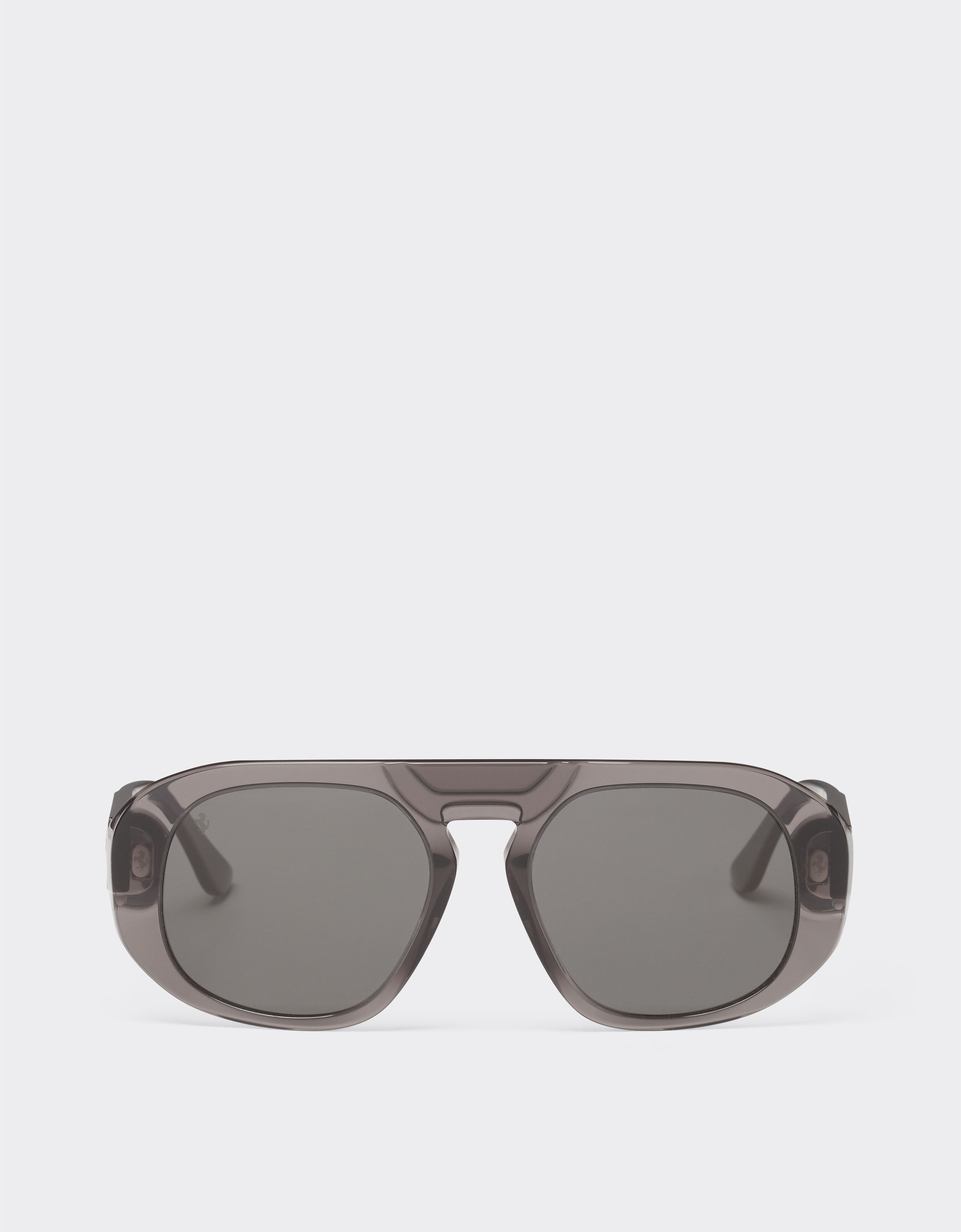 Ferrari Ferrari sunglasses in black acetate with polarised black lenses Black LA02Qf