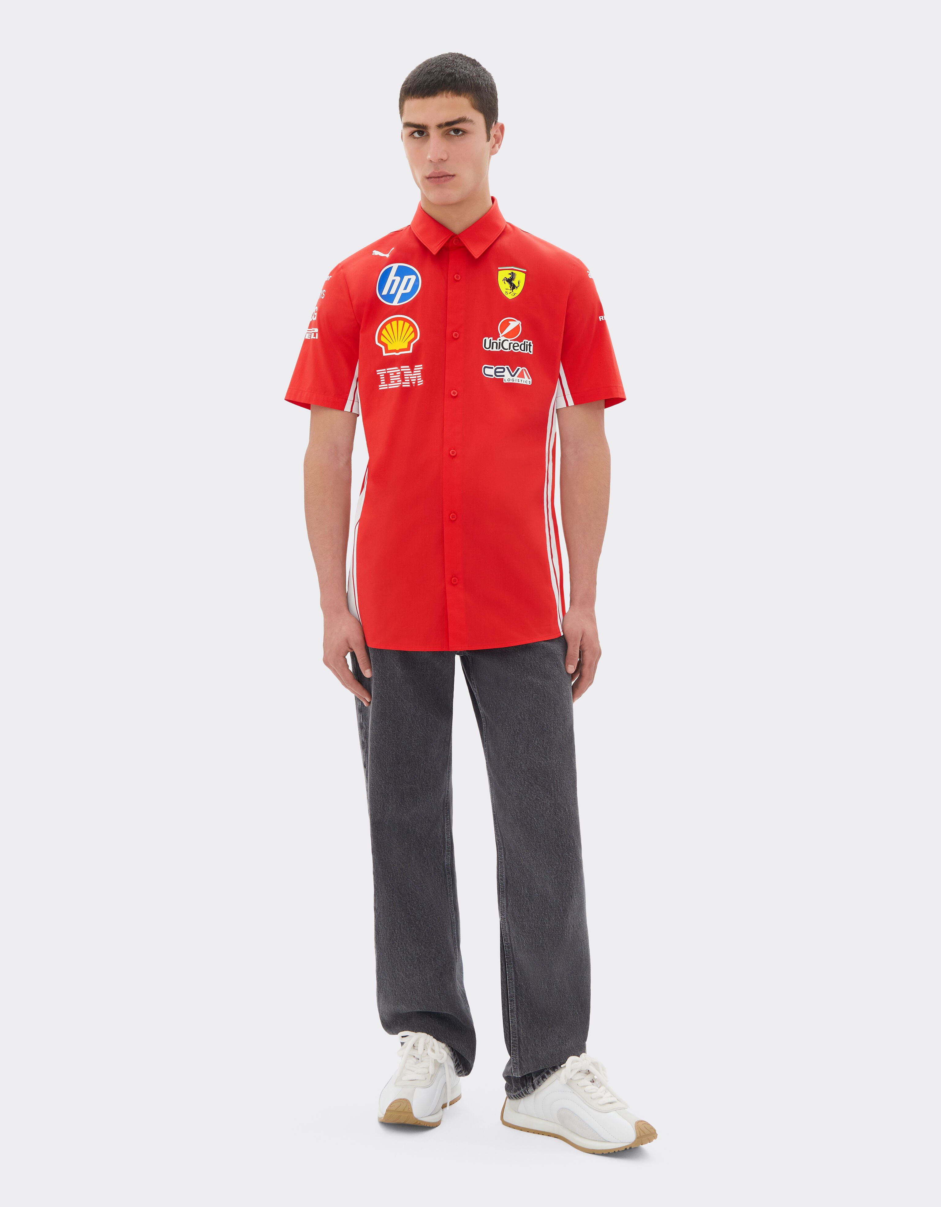 Ferrari Replica 2026 Puma for Scuderia Ferrari HP Shirt Red LA0HBf