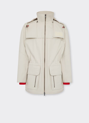 Ferrari Ferrari x Charles Leclerc hooded parka Ecru 22260f