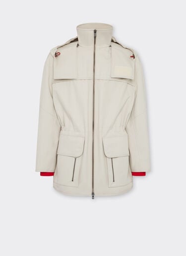 Parka con cappuccio Ferrari x Charles Leclerc Ferrari Parka con cappuccio Ferrari x Charles Leclerc Ecru 22260f