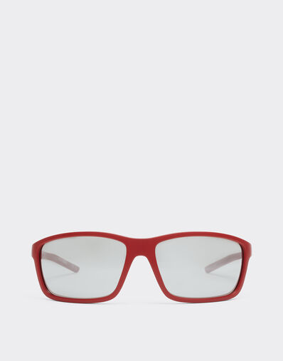 Ferrari Ray-Ban for Scuderia Ferrari 0FZ6021 en material inyectado y metal rojo Ferrari mate con lentes grises espejadas Rosso LY0SG1418EXT0001f