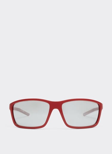 Ray-Ban for Scuderia Ferrari 0FZ6021 en material inyectado y metal rojo Ferrari mate con lentes grises espejadas Ferrari Ray-Ban for Scuderia Ferrari 0FZ6021 en material inyectado y metal rojo Ferrari mate con lentes grises espejadas Rosso LY0SG1418EXT0001f