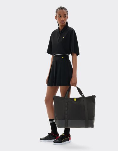  Weekender bag in technical fabric Nero SBNWE0003HMM0033f