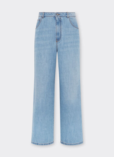 Ferrari Five-pocket denim trousers Light Denim 21828f