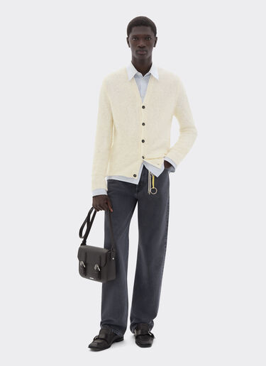 Ferrari Cashmere and silk cardigan Oat 49904f