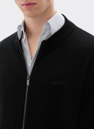 Wool and cashmere cardigan Ferrari Wool and cashmere cardigan Black 22842f