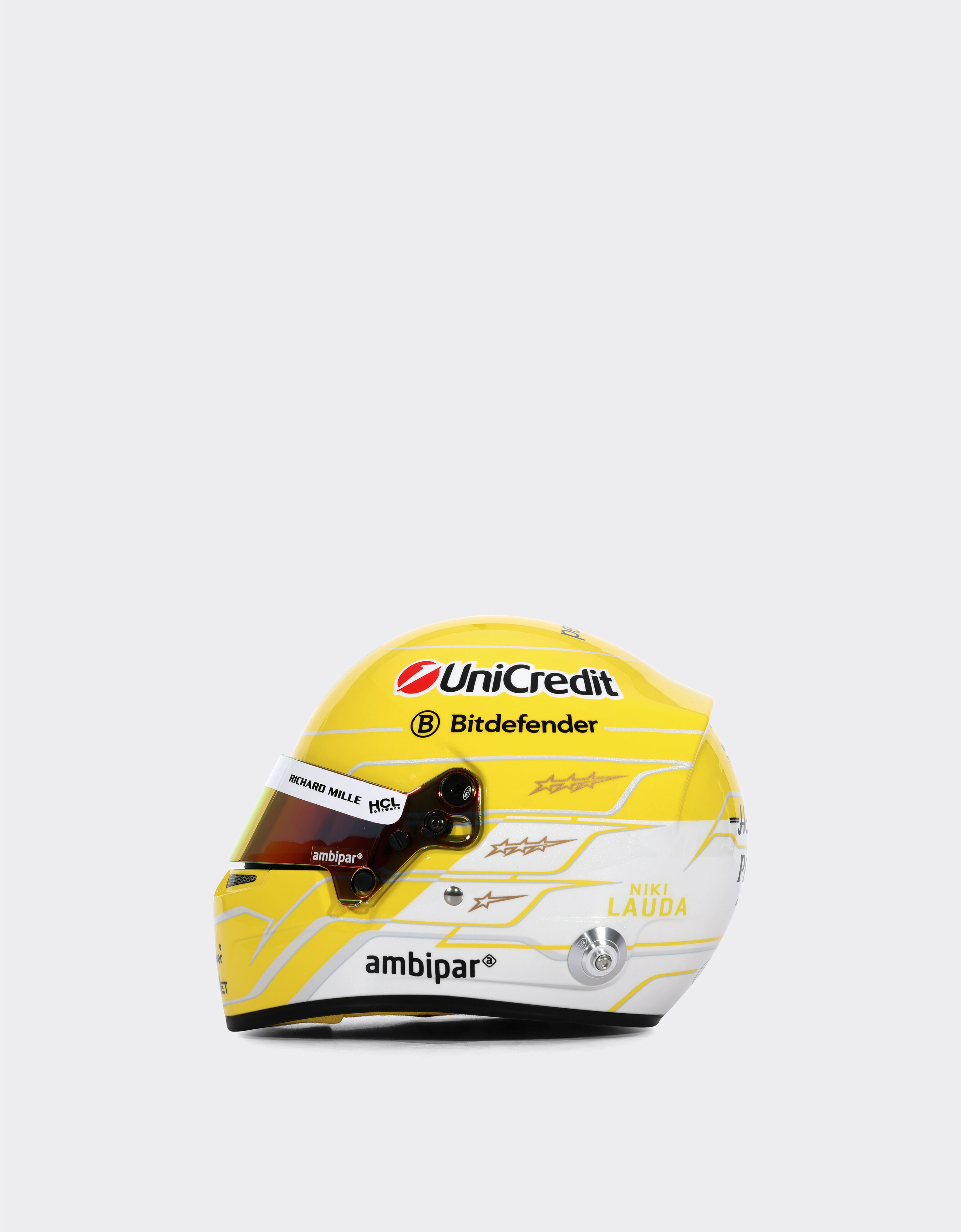 Ferrari Hamilton Monza mini helmet in 1:2 scale - 2025 Special Edition MULTICOLORE LA07Qf