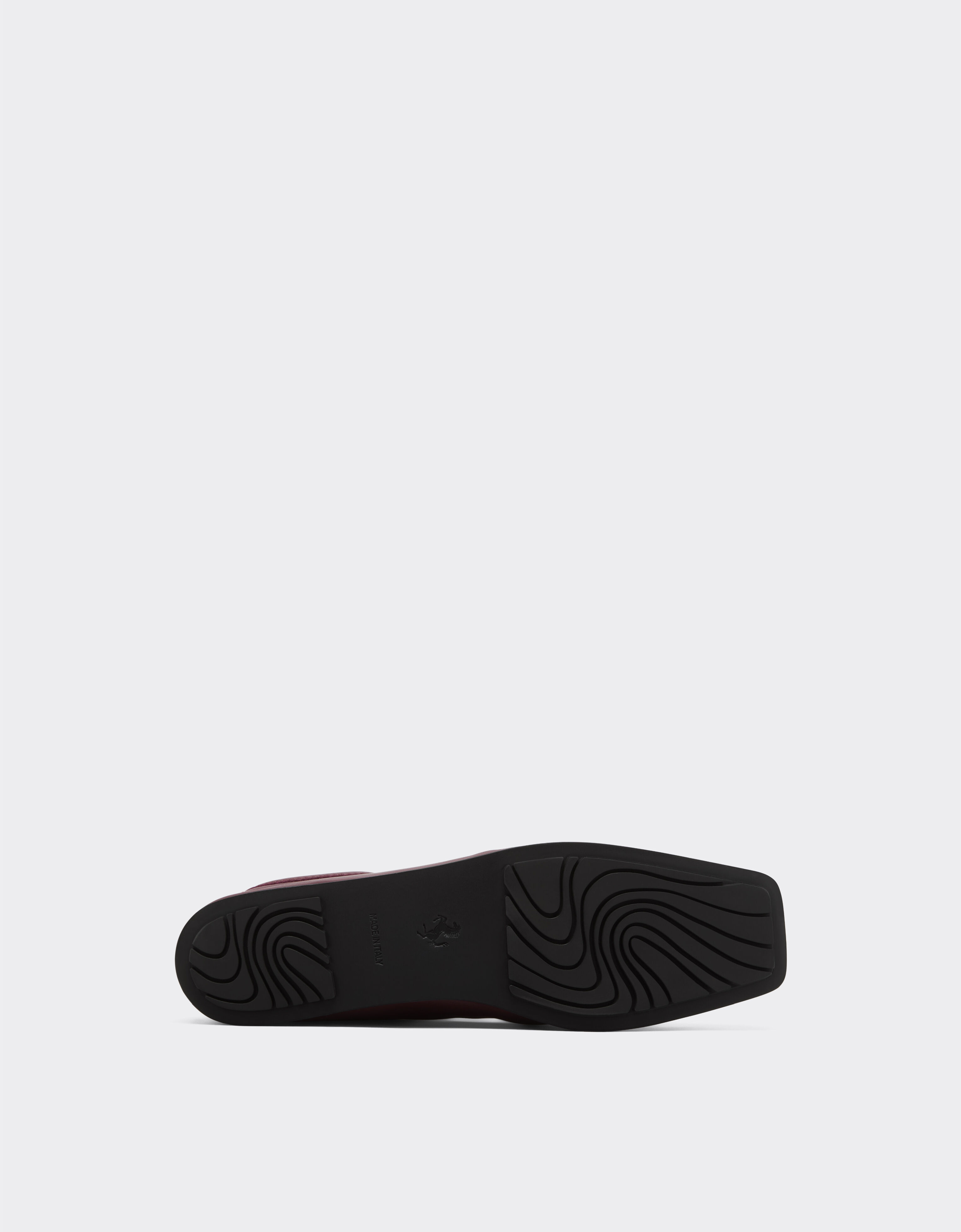 Ferrari Chaussure derby en cuir Acajou 49159f