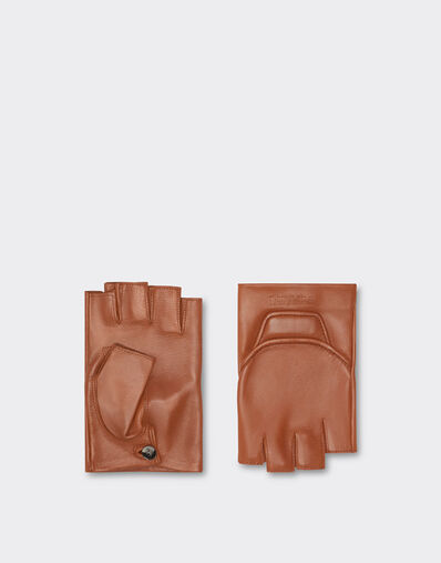 Ferrari Guanti fingerless in nappa Cuoio 21917f