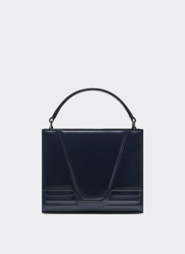 Ferrari Bolso tote Ferrari GT de piel micro cepillada Navy 21463f