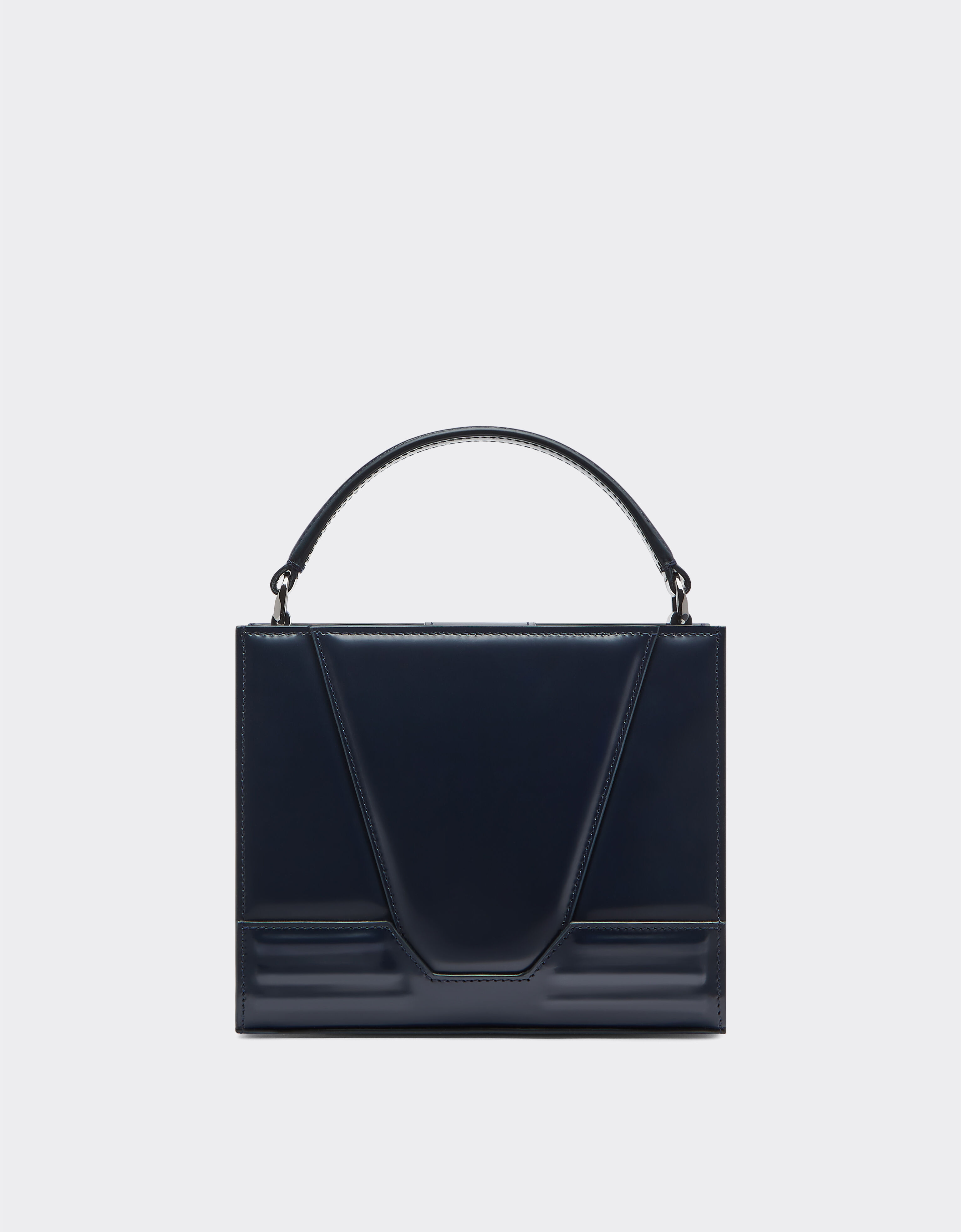 Ferrari Bolso tote Ferrari GT de piel micro cepillada Navy 21463f