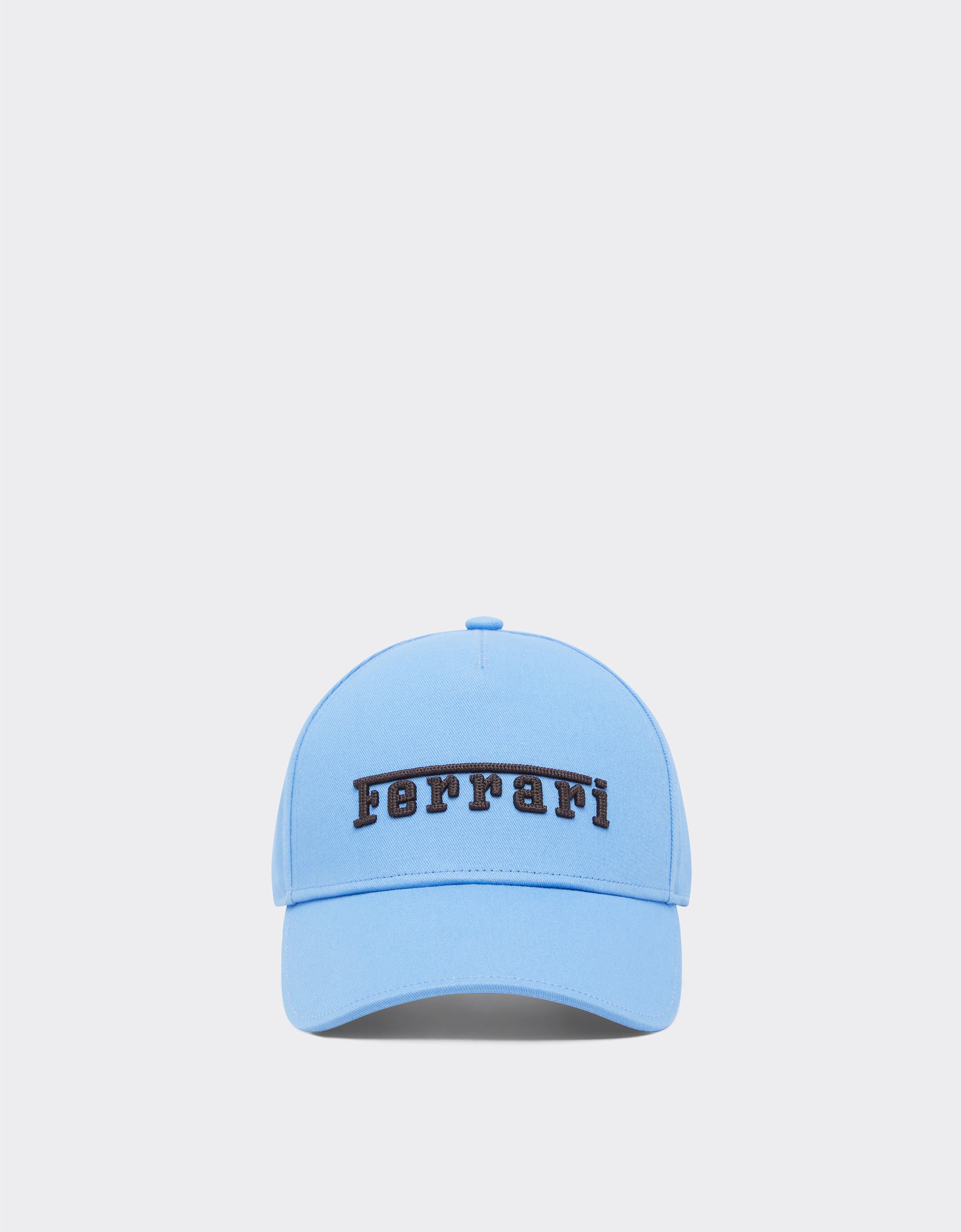 Ferrari Baseball cap with embroidered Ferrari logo Oxford Blue 22825f