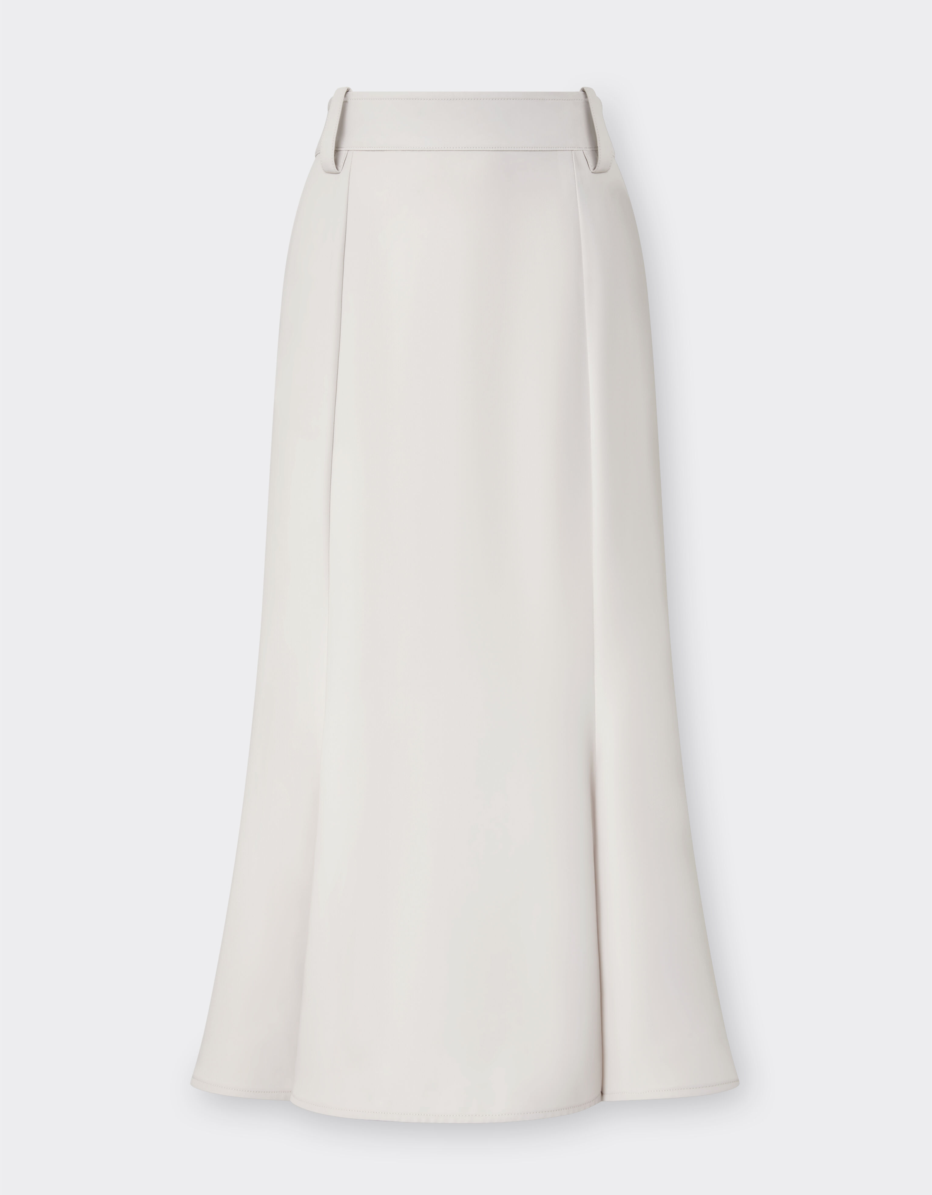 Ferrari Midi skirt in recycled satin Ecru 21868f