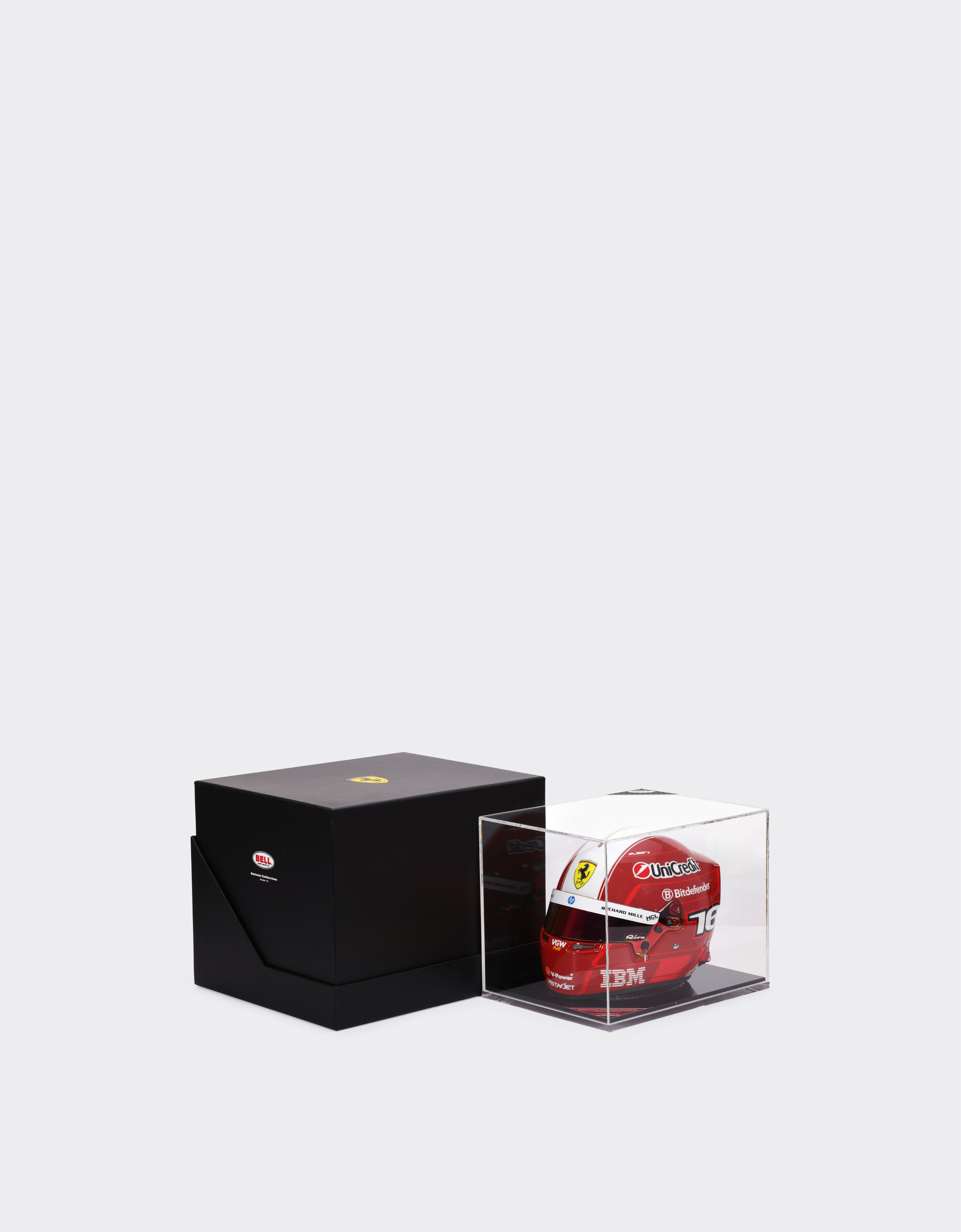 Ferrari Charles Leclerc Imola 2025 Special Edition mini helmet in 1:2 scale MULTICOLOUR LA07Wf