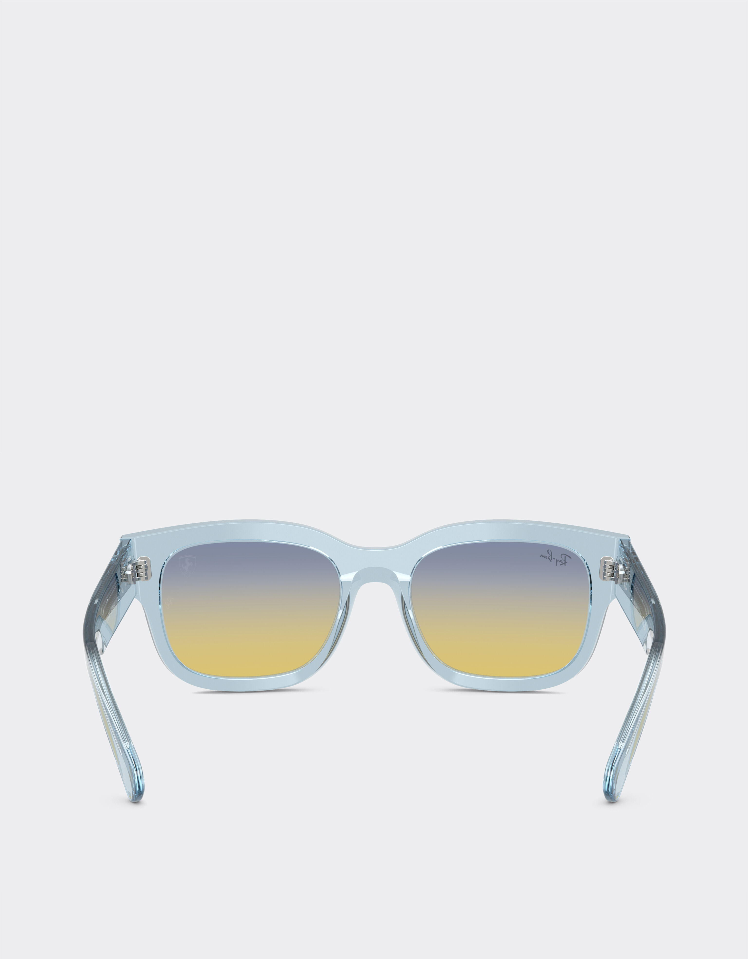 Ferrari Ray-Ban for Scuderia Ferrari RB2228M in transparent blue acetate with yellow/light blue gradient lenses Azzurro LA0JHf