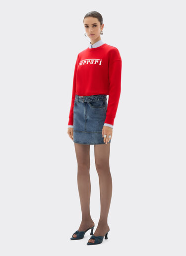 Scuba sweatshirt with Ferrari logo Ferrari Scuba sweatshirt with Ferrari logo Racing red 20520f