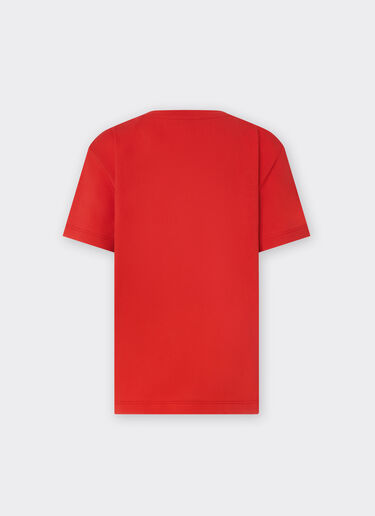 Ferrari Camiseta con parche del Cavallino Rampante Rosso Corsa 48528fK