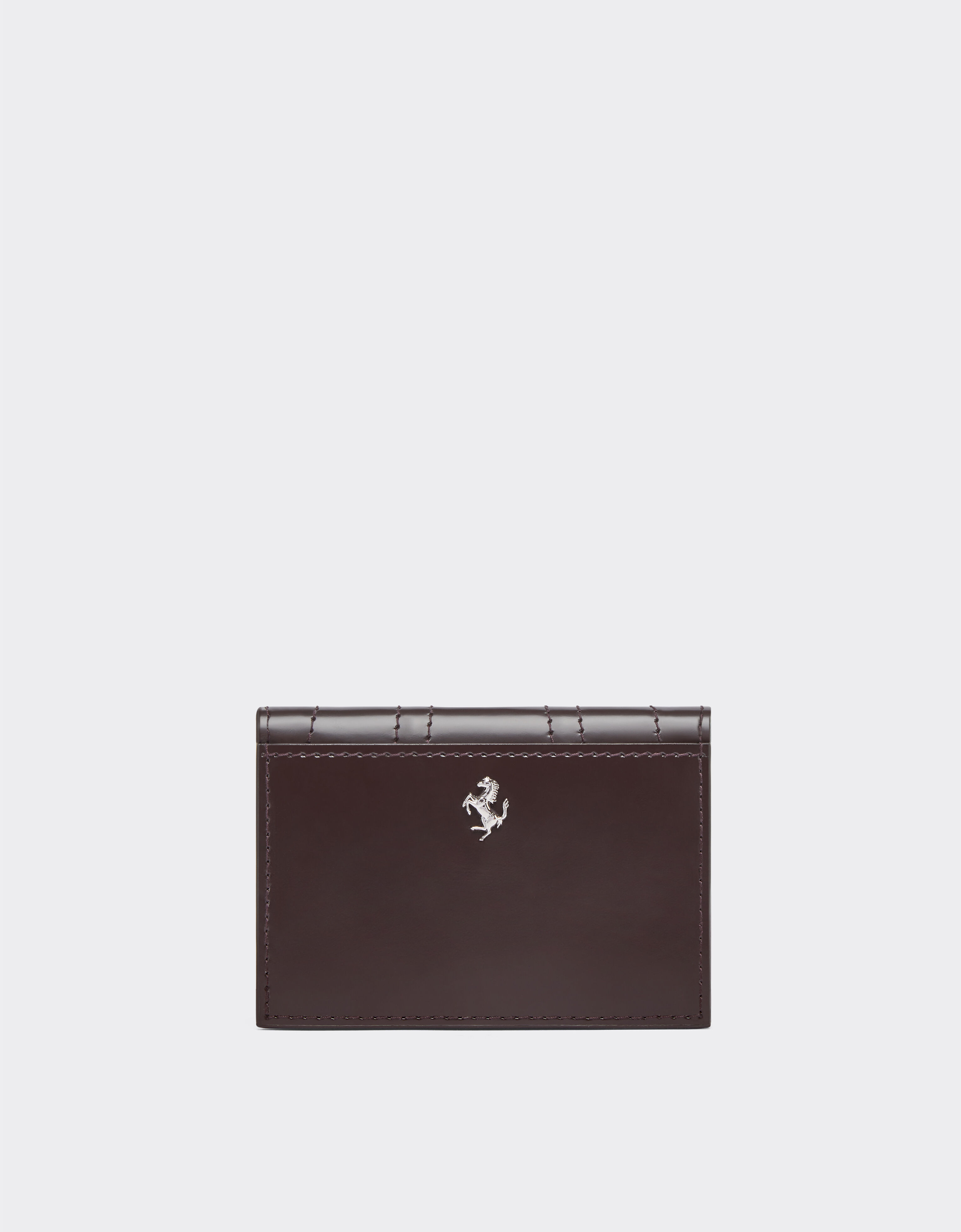 Ferrari GT Ferrari portafoglio bifold in pelle spazzolata Dark brown 21422f