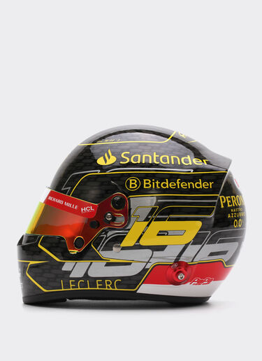 Ferrari Casco Charles Leclerc Monza Special Edition 2024 en escala 1:1 Negro F1350f