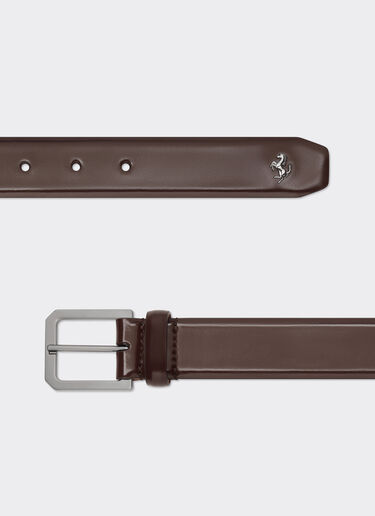 Ferrari Leather belt Espresso 49261f