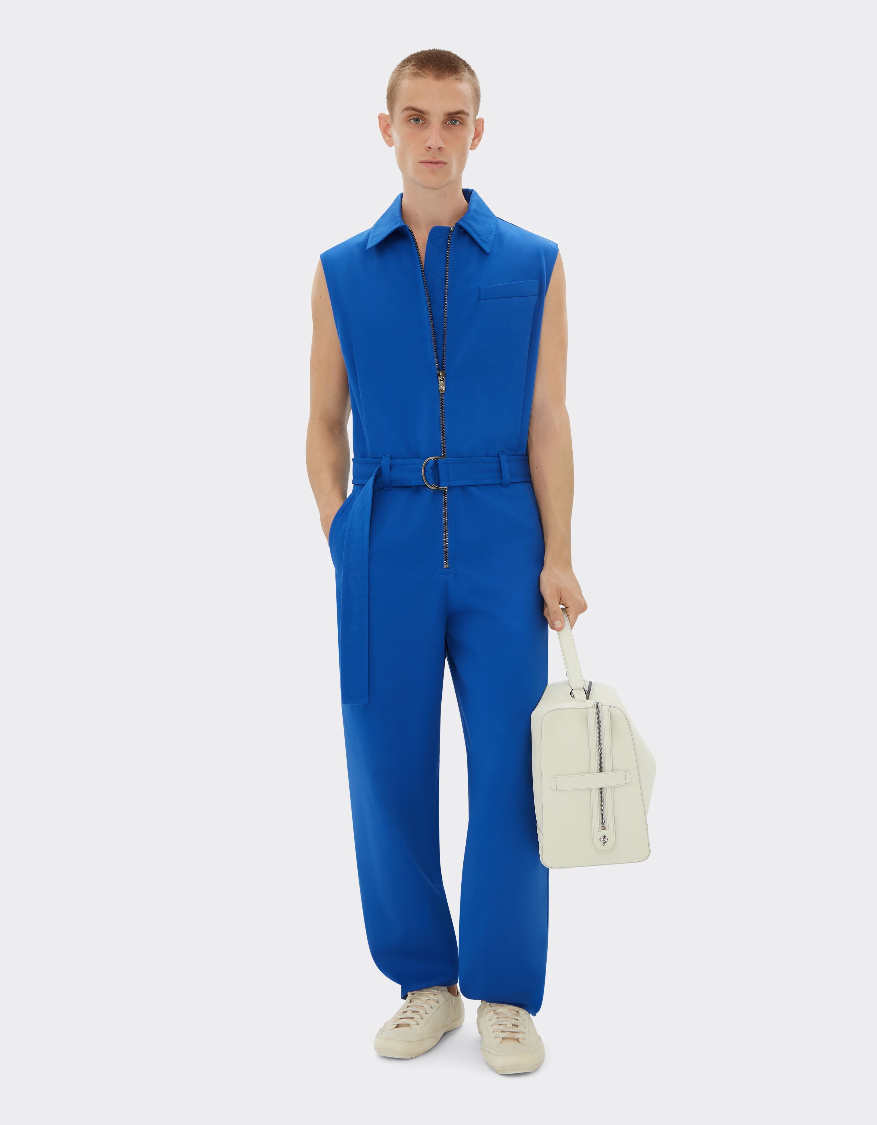 Ferrari Jumpsuit in cotton gabardine Klein Blue 21787f