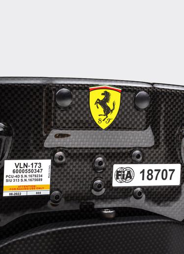 Ferrari Ferrari F1-75-Lenkradmodell im Maßstab 1:1 Schwarz F0667f