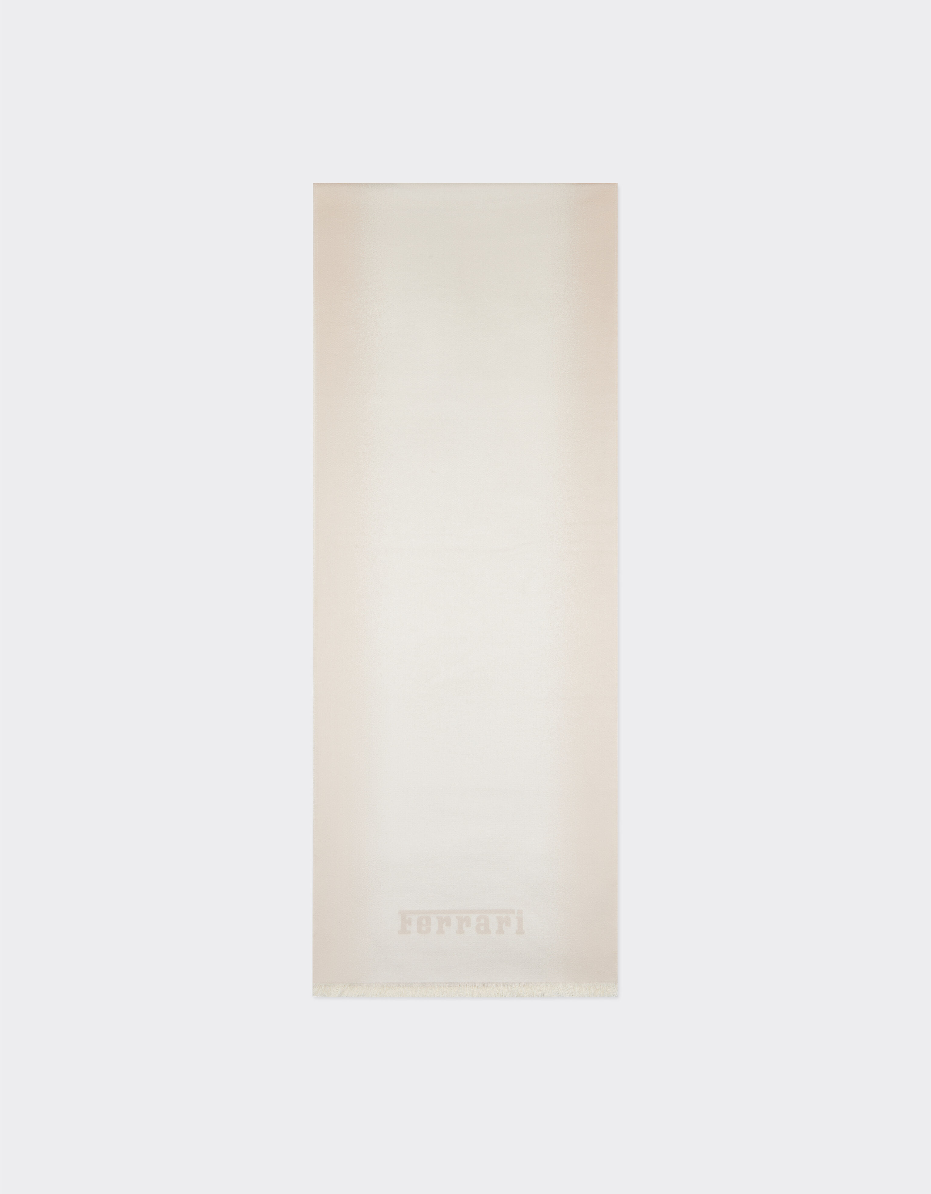 Brushed silk scarf Ferrari Brushed silk scarf Oat 50368f