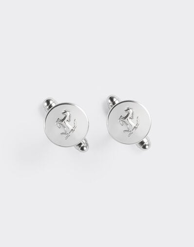 Ferrari Metal cufflinks Polished Chrome 50026f