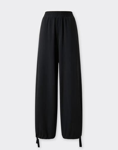  Jogginghose aus technischem Piqué Nero SJWSK0003JCO0023f