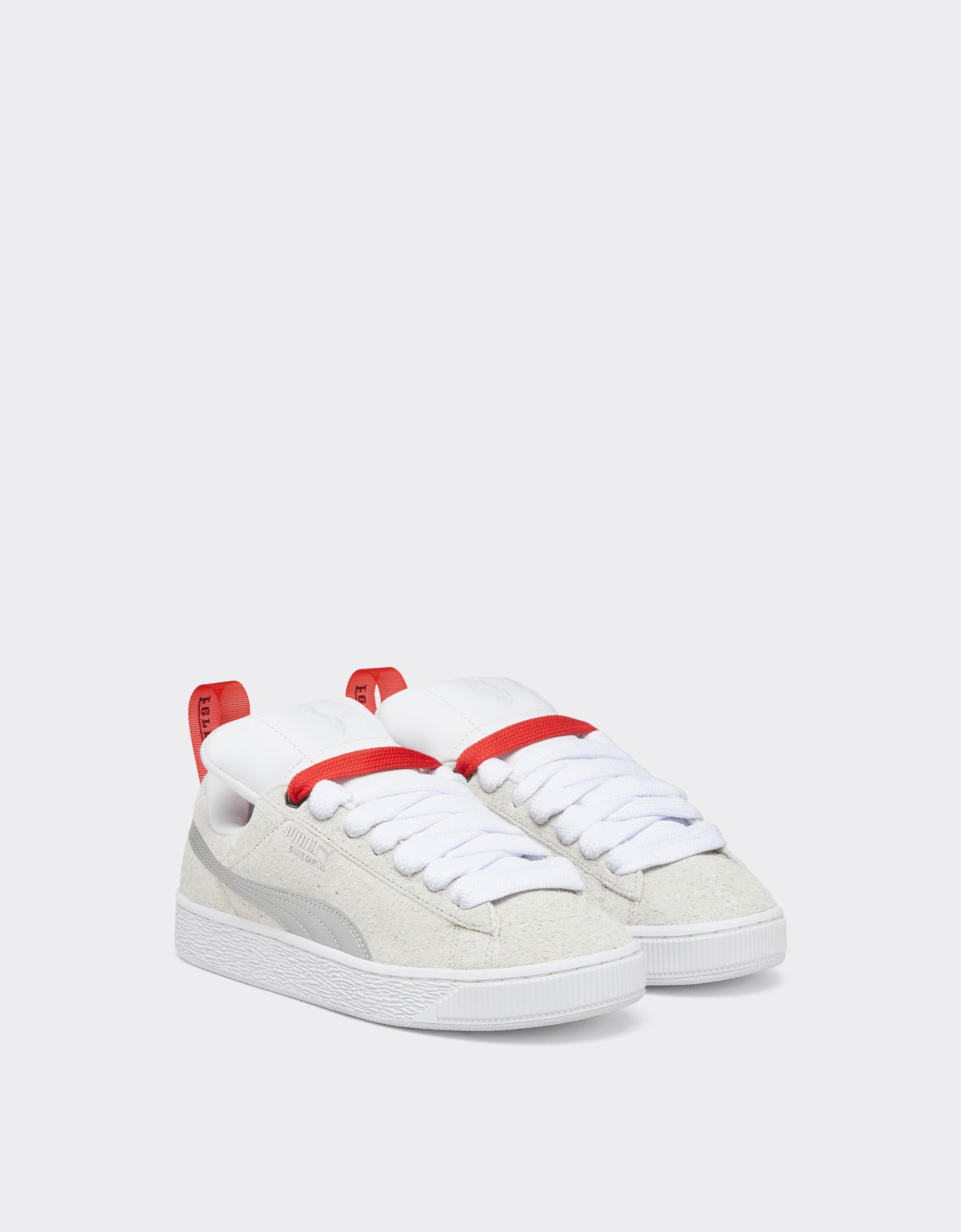 Ferrari Ferrari Style Suede XL trainers by Puma Optical White F1466f