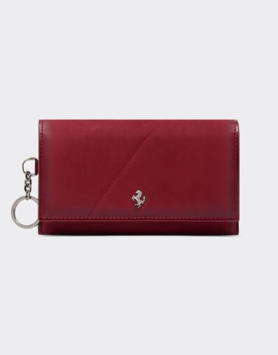Ferrari Nubuck eyeglass case Maison Red 50523f