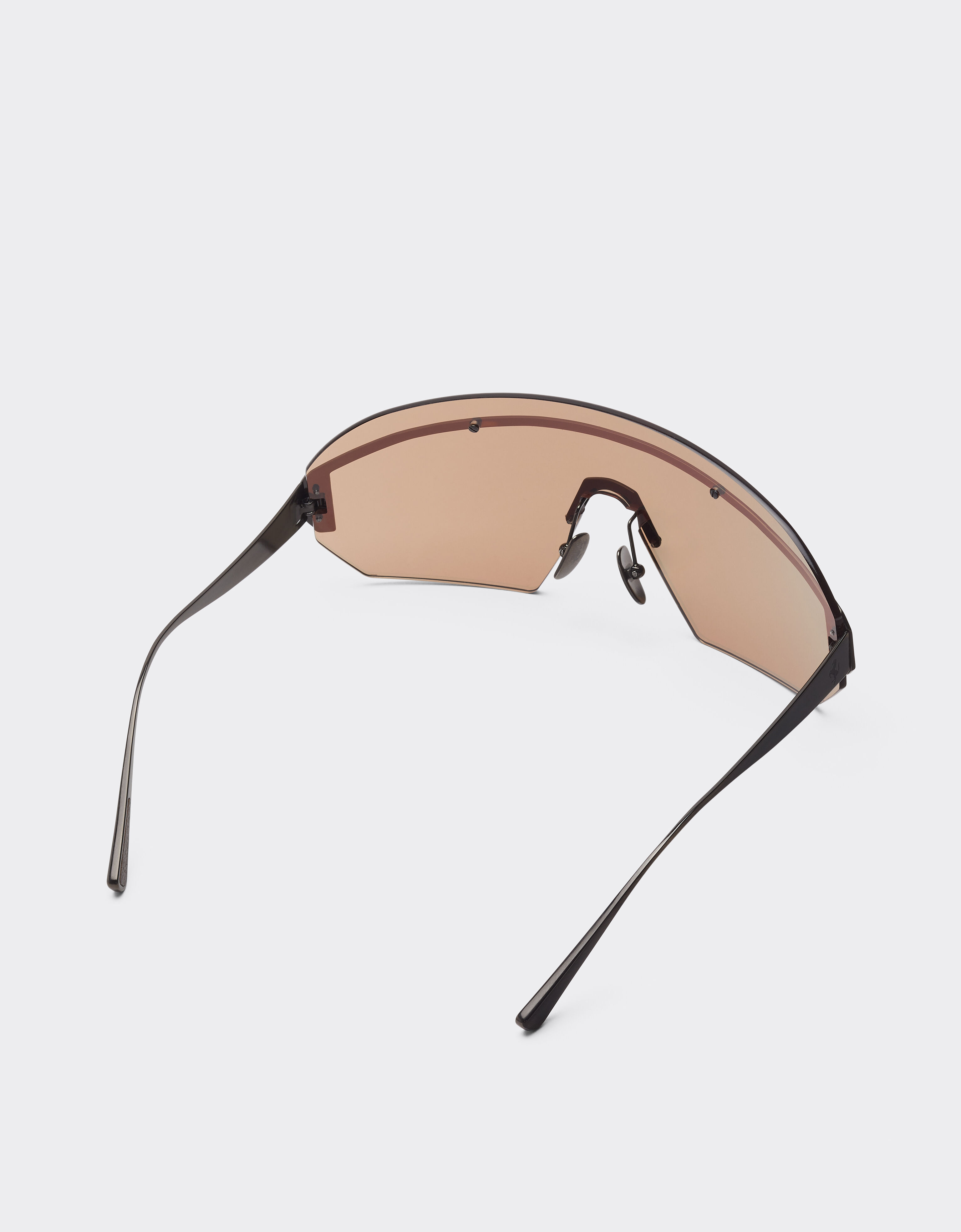 Ferrari Ferrari sunglasses in antique gold metal with rose gold mirrored lenses Gold LA0LKf