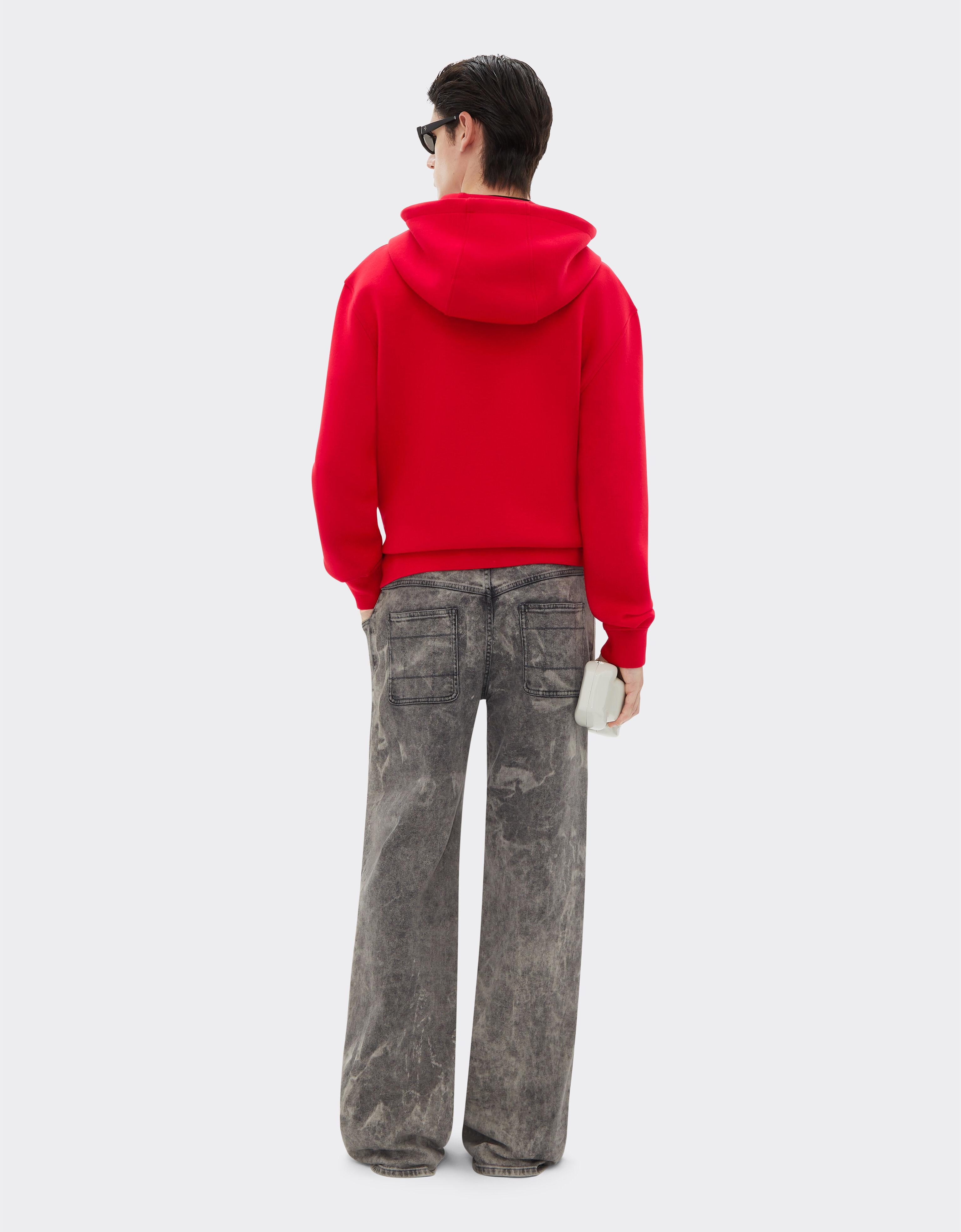Ferrari Hooded sweatshirt in scuba Racing red 21996f