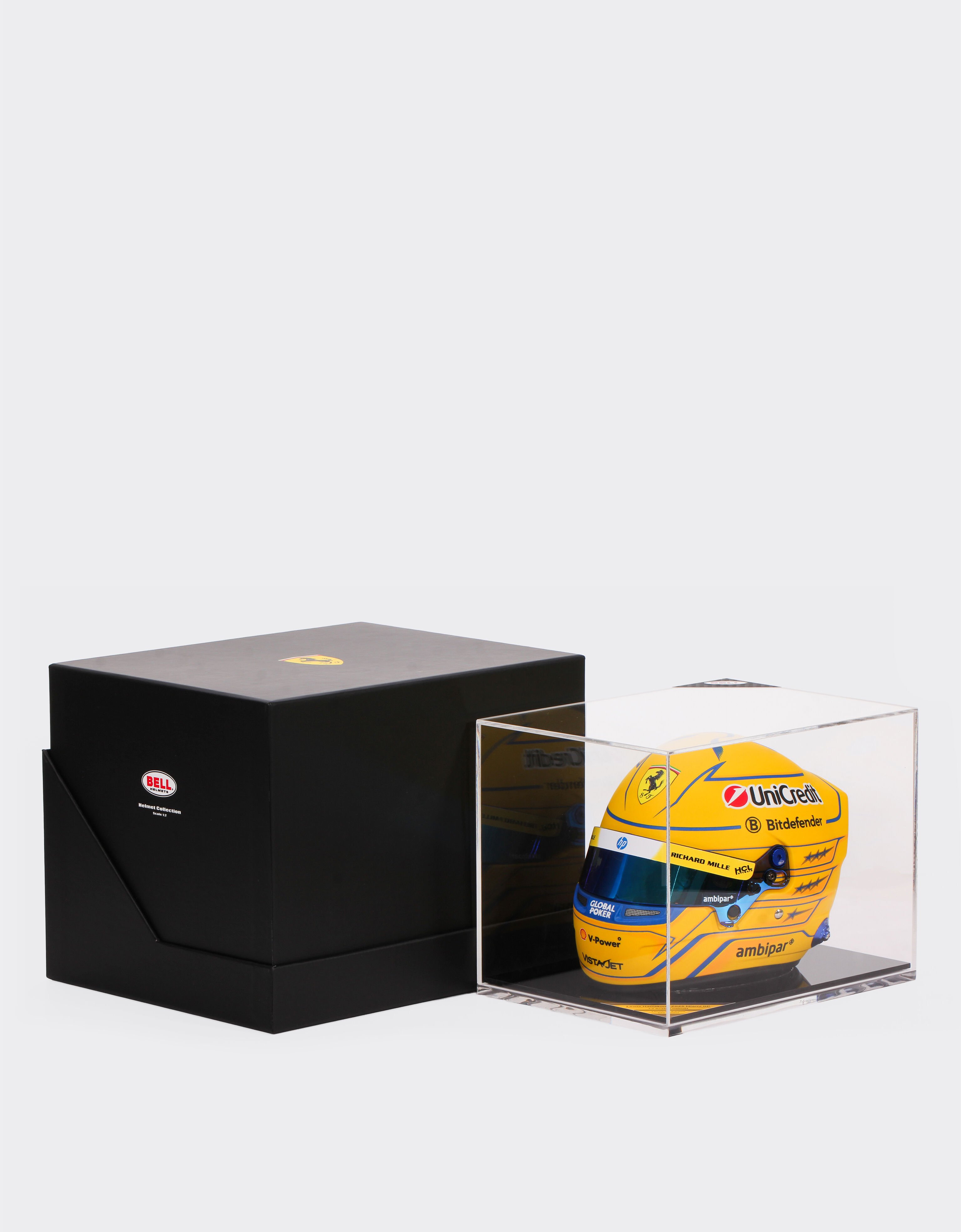Ferrari Lewis Hamilton Miami Special Edition 2025 mini helmet in 1:2 scale MULTICOLOUR LA07Jf