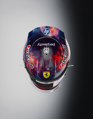 Ferrari Lewis Hamilton 1:1 Special Edition Helmet for the 2026 Austin Grand Prix Multicolor LS0OT3060EXT0001f