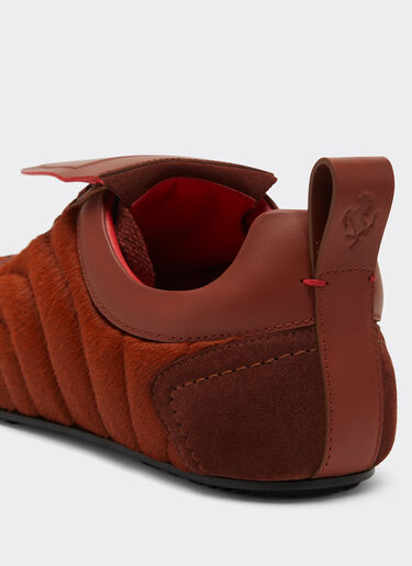 Ferrari Baskets de course en cuir, daim et peau de poney Cuir 49747f