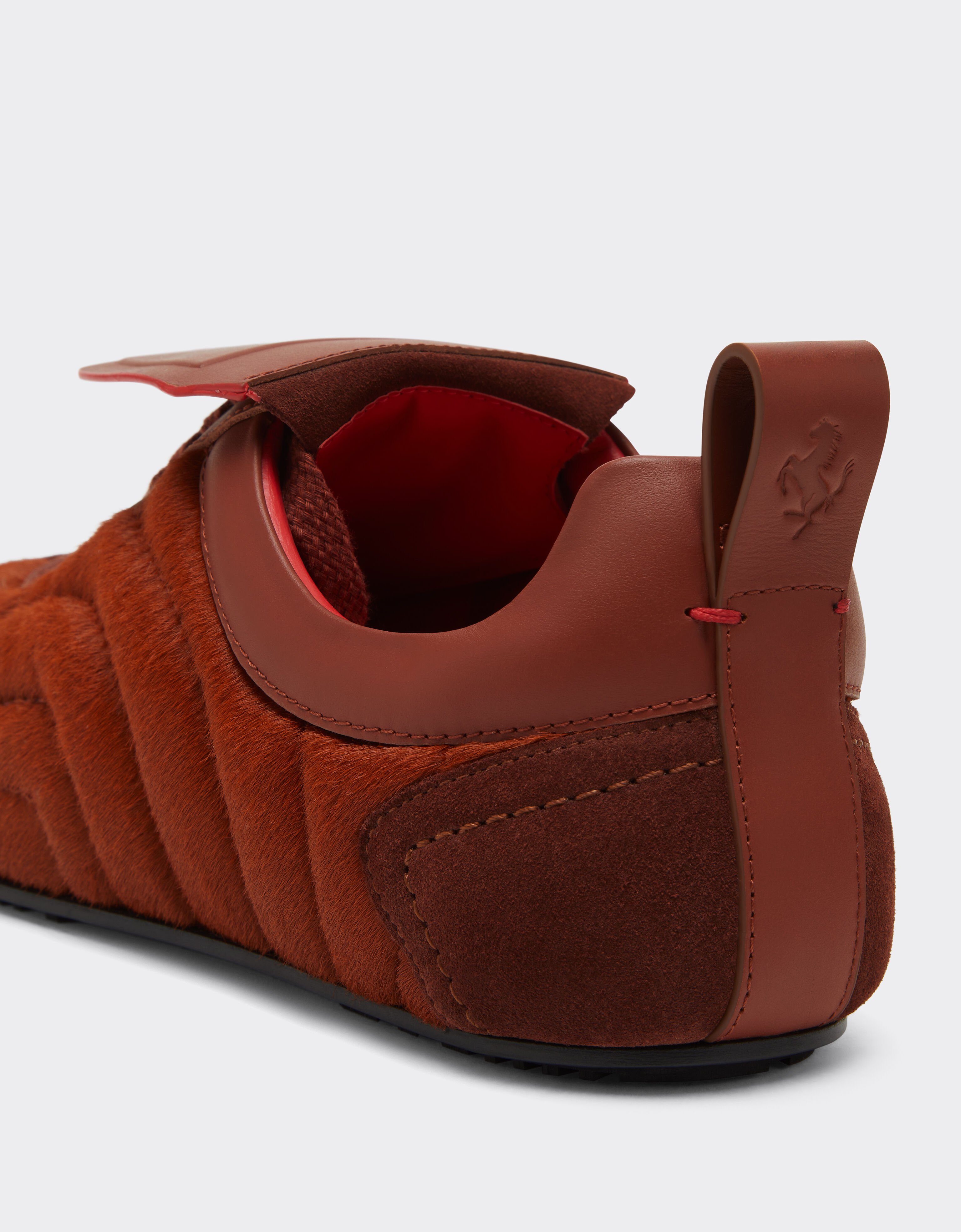 Ferrari Baskets de course en cuir, daim et peau de poney Cuir 49747f