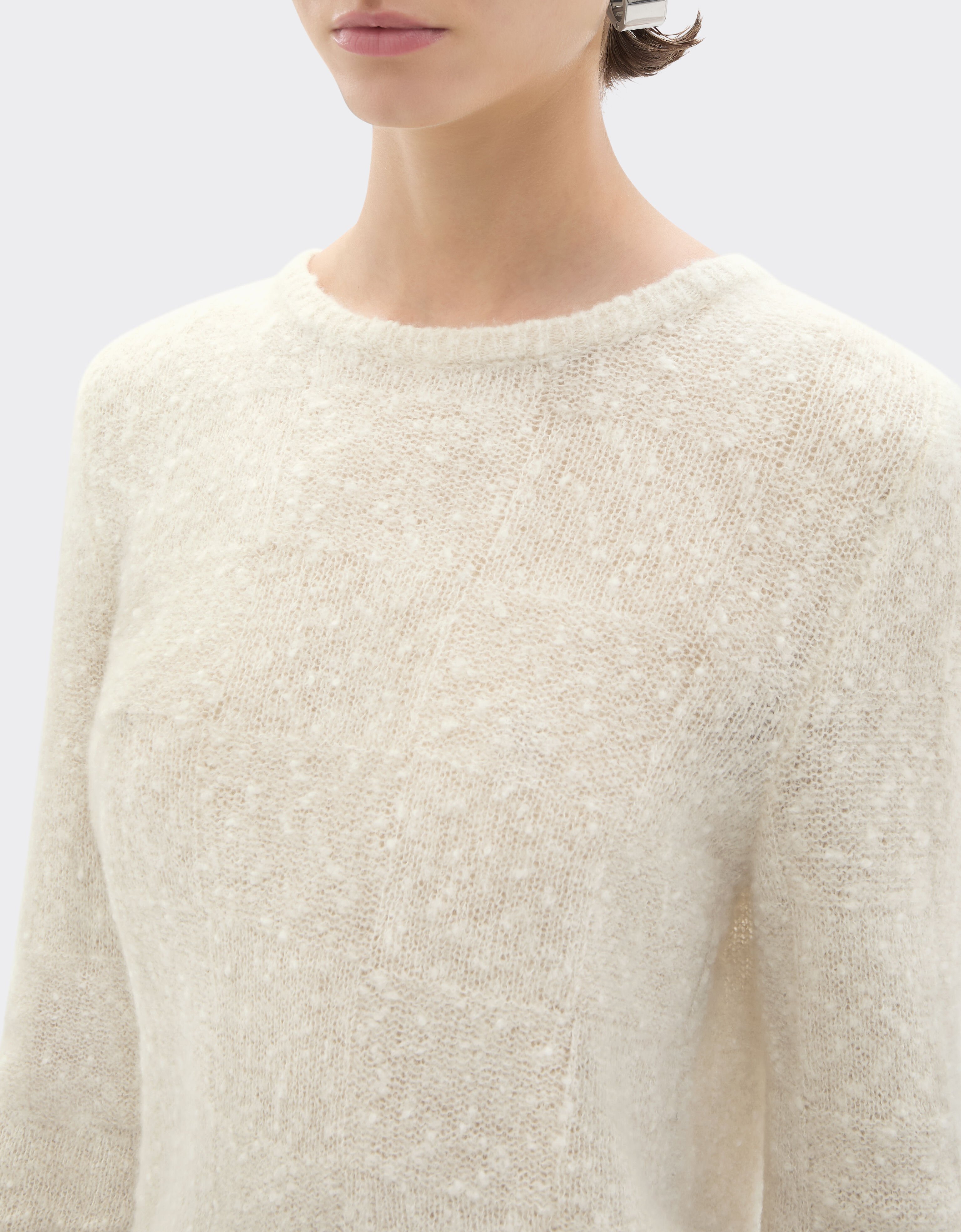 Ferrari Cashmere and silk knit Oat 50180f