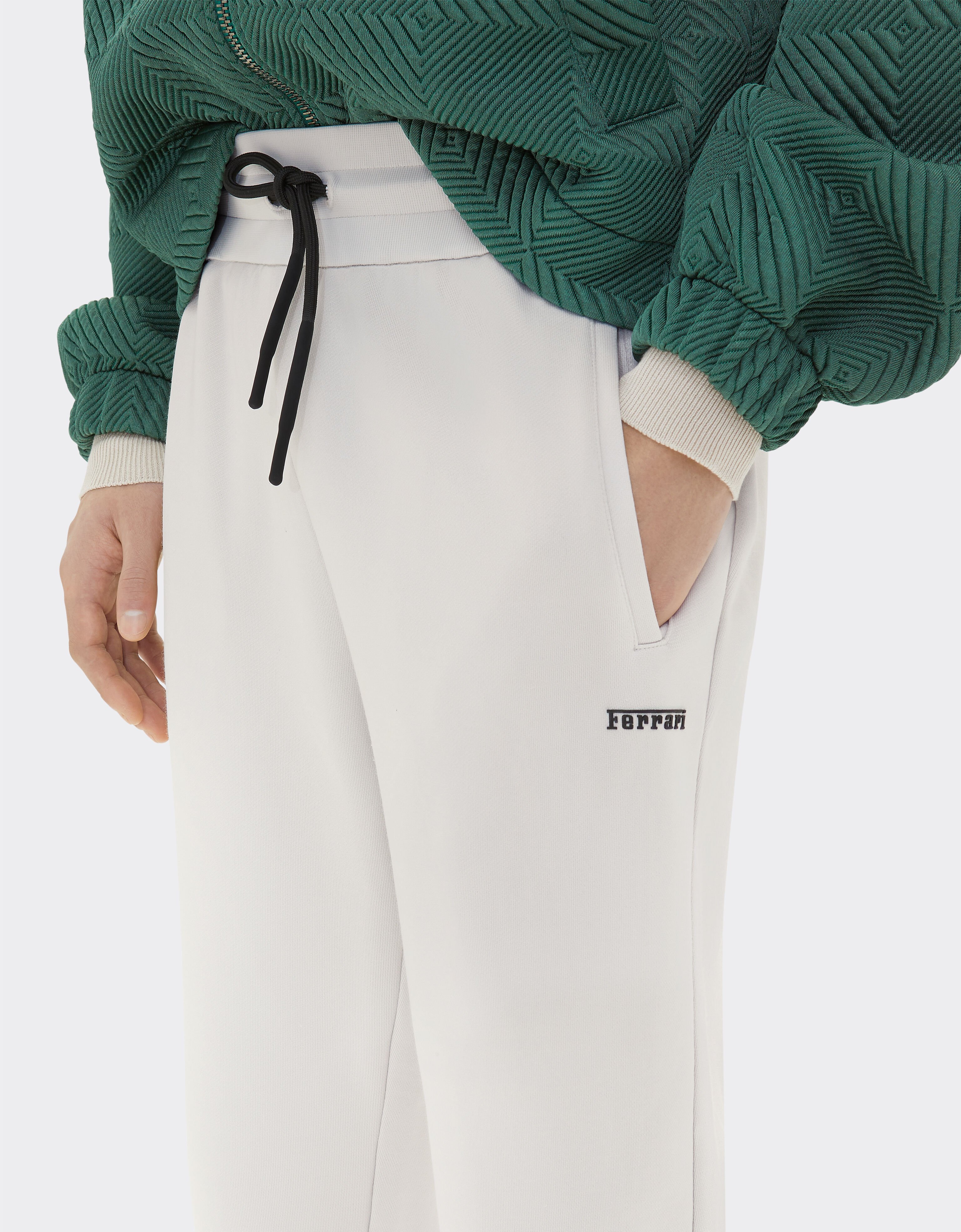 Ferrari Joggers in technical fabric Ecru 21197f