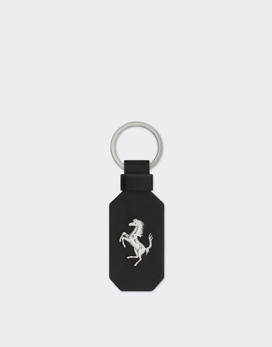 Ferrari Leather keyring with Prancing Horse Black 22049f